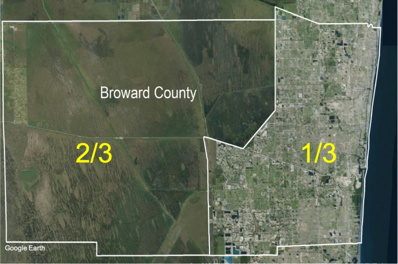 Map of Broward County U.S. Climate Resilience Toolkit